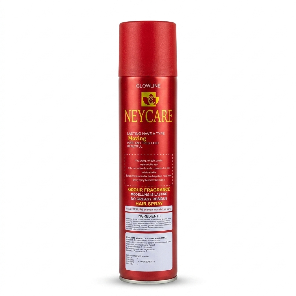 GLOWLINE NEYCARE Moving Hair Spray - Long Lasting Firm Hold Hair Setting Spray for Men & Women - Odour Fragrance, No Greasy Residue Styling Spray for All Hair Types