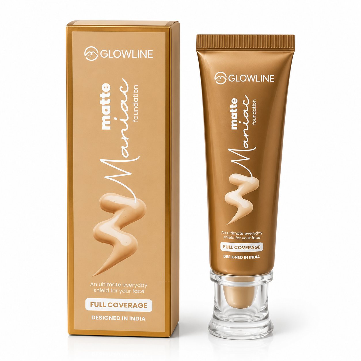 Matte Maniac Foundation for Face Makeup - Full Coverage Liquid Foundation Cream - Oil Control Matte Finish