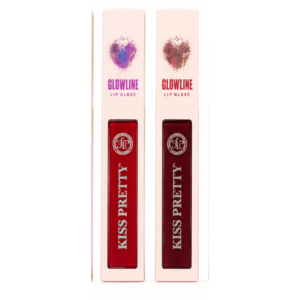 GLOWLINE Kiss Pretty Matte Liquid Lipstick Red Combo Pack (Set of 2)