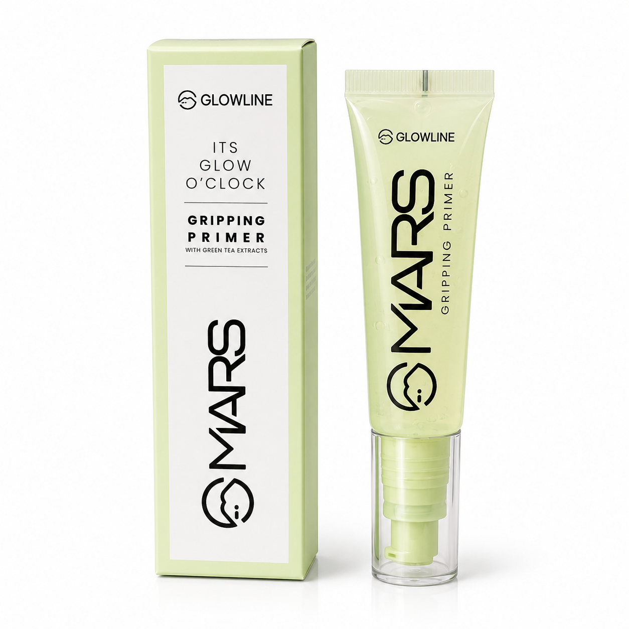Gripping Primer - Its Glow O'Clock Hydrating Face Primer with Green Tea Extracts, Long Lasting Makeup Gripper Gel Base, Dewy Finish & Pore Blurring for All Skin Types
