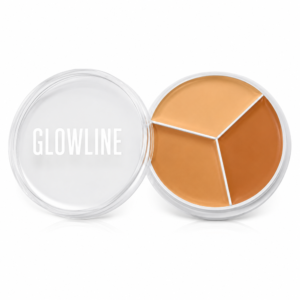 GLOWLINE 3 in 1 Cream Concealer Contour and Corrector Palette (15g)