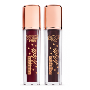 GLOWLINE Colour Coin Matte Liquid Lipstick Wine Combo Pack (Set of 2)