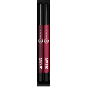 GLOWLINE Kiss Pretty Matte Lip Liner Pencil Plum Combo Set (Pack of 2) Lip Liner Pencil