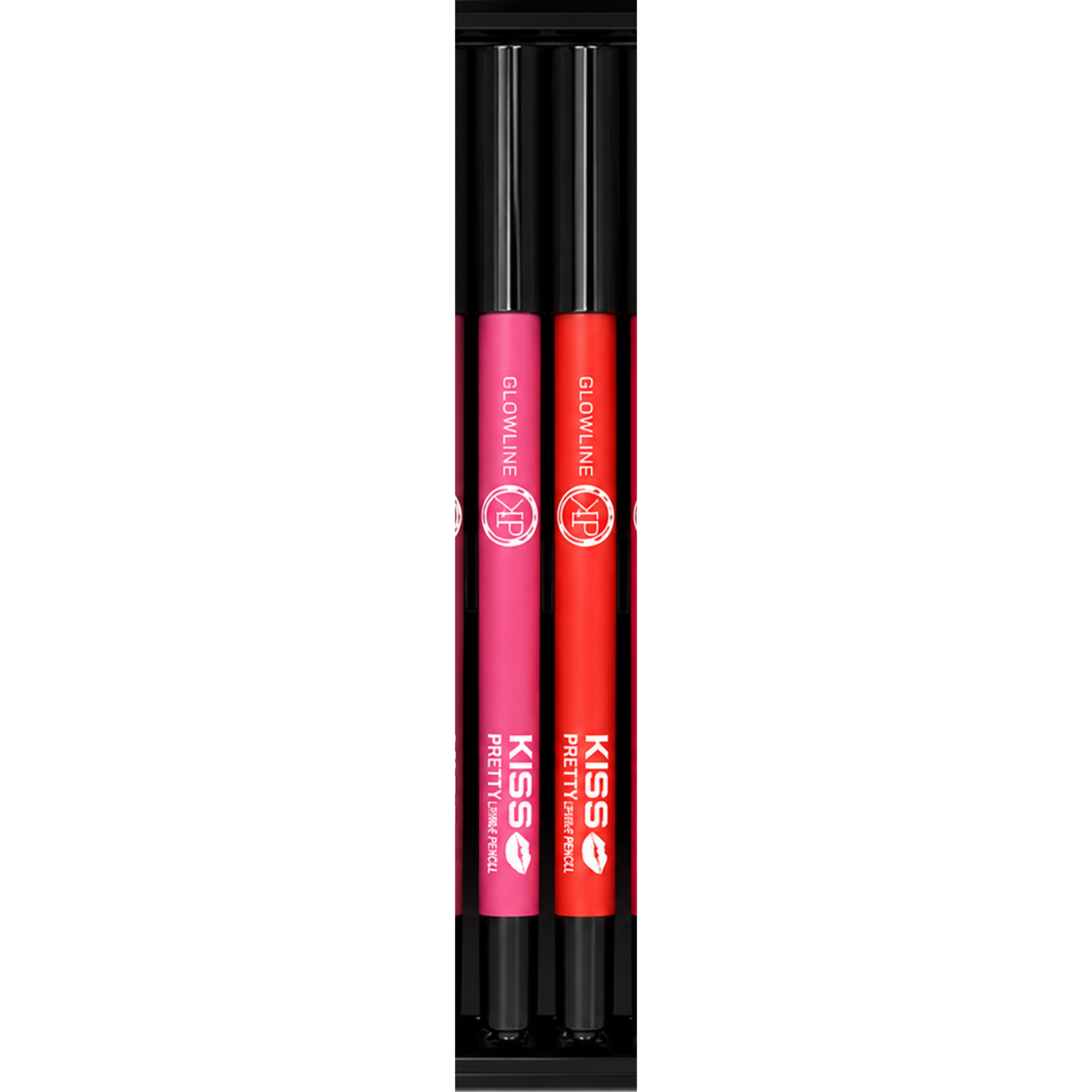 GLOWLINE Kiss Pretty Matte Lip Liner Pencil Coral Combo Set (Pack of 2) Lip Liner Pencil