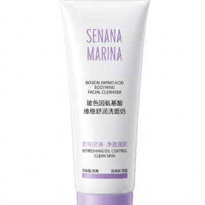 SENANA MARINA Bosin Amino Acid Soothing Facial Cleanser – Daily Facial Cleanser for Dirt, Oil & Impurities – Fresh Clean Skin Care Face Wash