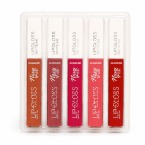 GLOWLINE Navy Face Matte Ink Liquid Lipstick Lipgloss Set (Pack of 5)