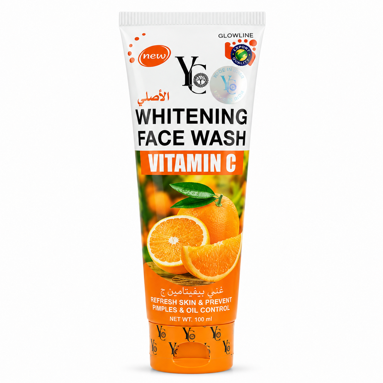 Vitamin C Face Wash - Daily Facial Cleanser for Dirt, Oil & Impurities - Fresh Clean Skin Care