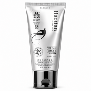 GLOWLINE / Haotian Bird’s Nest Essence Face Wash – Daily Facial Cleanser for Dirt, Oil & Impurities – Fresh Clean Skin Care – 100 g