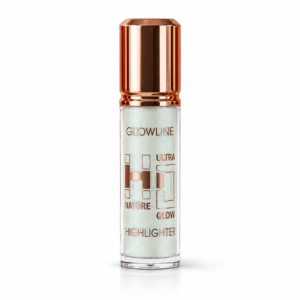 Glowline – Ultra HD Nature Glow Liquid Highlighter – Silver Shimmer – Waterproof Long Lasting Face Illuminator – Pearl White Liquid Body & Face Glow Drops