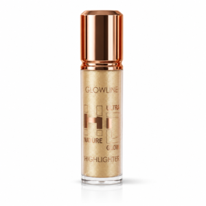 Glowline – Ultra HD Nature Glow Liquid Highlighter – Gold Shimmer – Waterproof Long Lasting Face Illuminator – Metallic Gold Liquid Body & Face Glow Drops