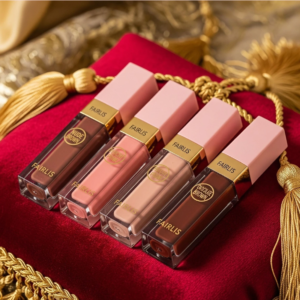 Velvet Matte Liquid Lipstick Pack of 4 Combo – Long Lasting Waterproof Non-Transfer Nude Lip Color Set for Women