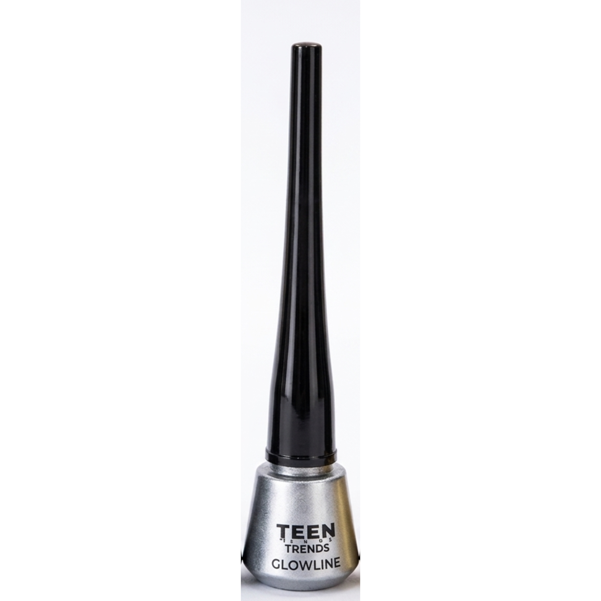 GLOWLINE Teen Trends Liquid Eyeliner - Metallic Sliver Eye Liner for Women, Long Lasting Waterproof & Smudge-Proof Shimmer Sliver Finish, 5ml