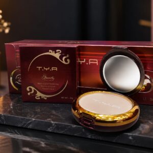 Compact Powder Matte T.Y.A Beauty Micro-crystal Double-purpose Face Powder Cake for Glow