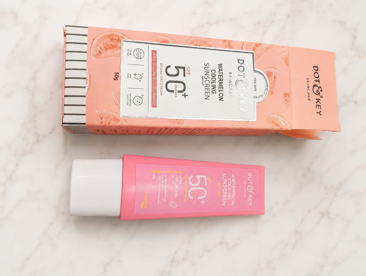 Watermelon Luminous Skin Care Combo Watermelon Sunscreen SPF 50 PA+++ 50gm & Watermelon Moisturizer 60ML Normal Oily & Combination Skin Controls Excess Oil For UV/UVA Protect Beauty Product