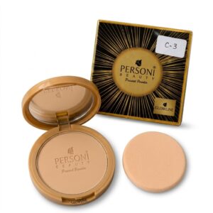 PERSONI Beauty Glowline Pressed Powder Smooth Skin Matte Finish Compact with Mirror and Puff