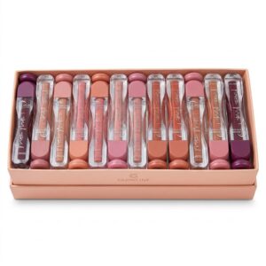 GLOWLINE Matte Liquid Lipstick and Lip Liner Combo Set Pack of 1 – Long Lasting – Waterproof & Smudge Proof Nude Lip Color Kit for Women