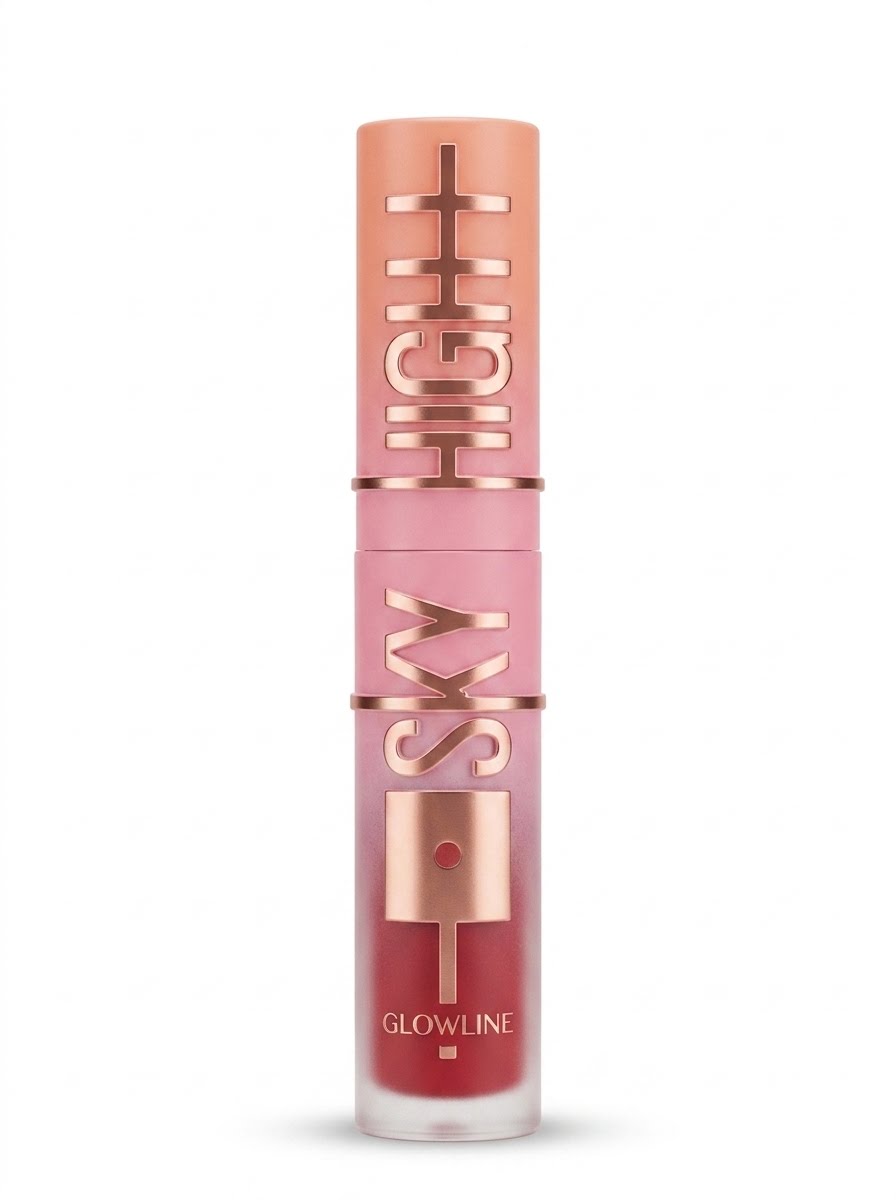 Matte Liquid Lipstick, Dual Ended Long Lasting Waterproof Lip Color for Women & Girls, Non-Drying Smudge Proof Creamy Velvet Lip Tint, Deep Berry Red Shade