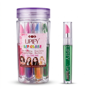 GLOWLINE LIPIFY Ultra Hydrating Lip Gloss Combo (Pack of 6) – Long Lasting Plumping Effect Non-Sticky Lip Gloss Jar for Women