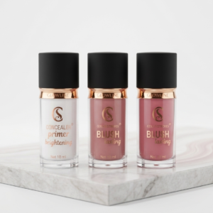 GLOWLINE Color Strokes Lasting Liquid Blush – 10ml Long-Wear Lightweight Cream Cheek Flush (Rose Pink)