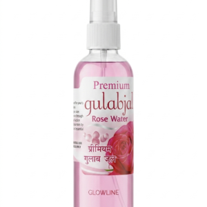 GLOWLINE Gulab Jal Rose Water Spray for Face and Skin, Refreshing Facial Mist and Skin Toner for Daily Skincare, Pink, 1 Piece