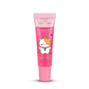Glowline DG Crazy Girl Hydrating Lip Oil – Glossy Tinted Lip Glow Oil – Long Lasting Deep Moisturizing Non-Sticky Lip Gloss Treatment for Dry Lips