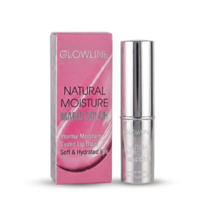 GLOWLINE Natural Moisture Magic Color Tinted Lip Balm – Intense Moisture, Long Lasting Pink Tint Lip Balm for Soft & Hydrated Lips (4g)